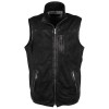 Vesta de Piele Barbati Deercraft Neagra DMCork - readytowear.ro