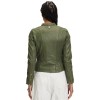 Geaca de Piele Dama Mauritius Olive Deschis GWFjella - readytowear.ro