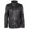 Geaca Lunga de Piele Barbati Deercraft Neagra DMArik - readytowear.ro