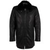 Geaca Lunga de Iarna din Piele Barbati Deercraft Neagra DMRevilio - readytowear.ro