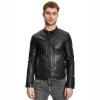 Geaca de Piele Barbati Gipsy Neagra G2MAbe - readytowear.ro