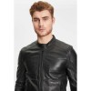 Geaca de Piele Barbati Gipsy Neagra G2MAbe - readytowear.ro