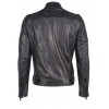 Geaca de Piele Barbati Gipsy Neagra G2MBerin - readytowear.ro