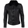 Geaca de Piele Barbati Gipsy Neagra G2MFairan - readytowear.ro