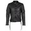 Geaca de Piele Barbati Gipsy Neagra G2MMyran - readytowear.ro