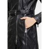 Geaca Lunga de Piele Dama Gipsy Neagra G2WDayna - readytowear.ro