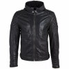 Geaca de Piele Barbati Gipsy Negru Antic GMBako - readytowear.ro