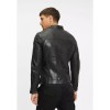 Geaca de Piele Barbati Gipsy Neagra GMBalton - readytowear.ro