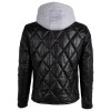 Geaca de Iarna din Piele Barbati Gipsy Neagra GMCabon - readytowear.ro