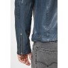 Geaca de Piele Barbati Gipsy Albastru Denim GMCybo - readytowear.ro