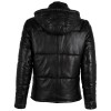 Geaca de Iarna din Piele Barbati Gipsy Neagra GMDule - readytowear.ro