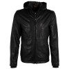 Geaca de Piele Barbati Gipsy Neagra GMHaydin - readytowear.ro