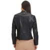 Geaca de Piele Dama Gipsy Neagra GWCharu - readytowear.ro