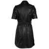 Rochie de Piele Dama Gipsy Neagra GWLousha - readytowear.ro