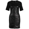 Rochie de Piele Dama Gipsy Neagra GWOlva - readytowear.ro