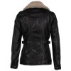 Geaca de Piele Dama Gipsy Neagra GWSkara - readytowear.ro