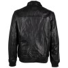 Geaca de Piele Barbati Mauritius Silver Neagra Luk - readytowear.ro