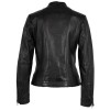 Geaca de Piele Dama Mauritius Silver Neagra MWCelina - readytowear.ro