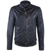 Geaca de Piele Barbati Gipsy Bleumarin/Negru Marc - readytowear.ro