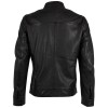 Geaca de Piele Barbati Mauritius Silver Neagra Tamaro - readytowear.ro