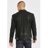 Geaca de Piele Barbati Gipsy Neagra G2BKryn SF LCOUNTV - readytowear.ro